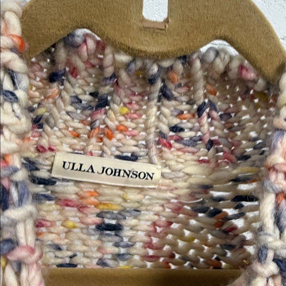 Ulla Johnson Cream Multicolor Knit Turtleneck Sweater - Thick NEVER WORN - Small - Picture 2 of 6